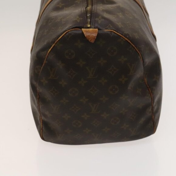 LOUIS VUITTON Monogram Keepall 55 Boston Bag LV Auth - Picture 4 of 16